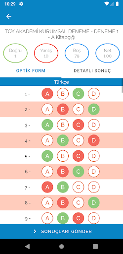 Toy Akademi Optik Okuma Screen 3