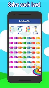 Rainbow Pills - Sort Color Jig