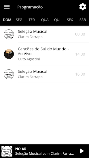 Web Rádio Clarim Farrapo Screen 2