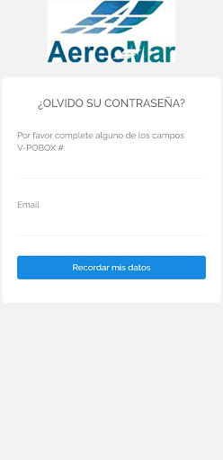 AereoMar: App de Casilleros Screen 3