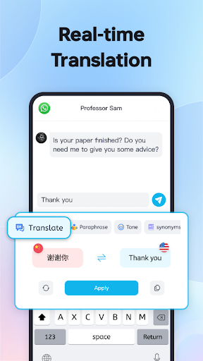 Screenshot of TypeEasy-AI Keyboard & Writer