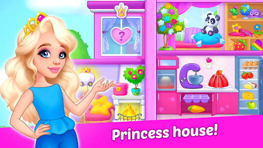 Princess girl paper House game 1