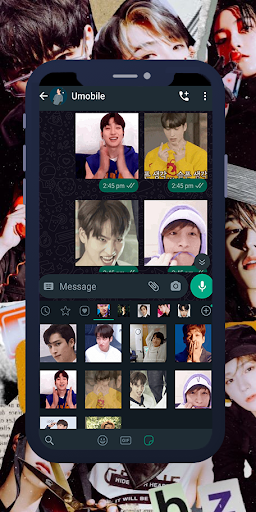 Sangyeon Animated WASticker Screen 3
