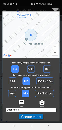SafeStreets Screen 3