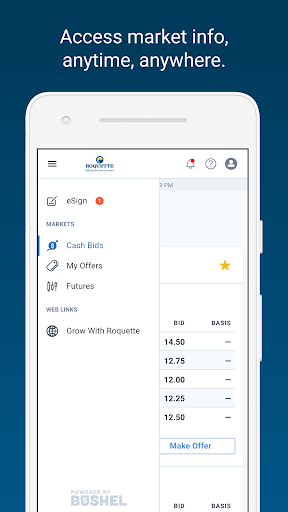Android application Grow with Roquette screenshort
