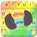 Cover Image of Download Rainbow Cookie Keyboard Theme  APK