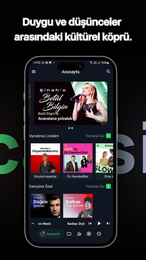 Android application Circassian Music - Listen Now screenshort