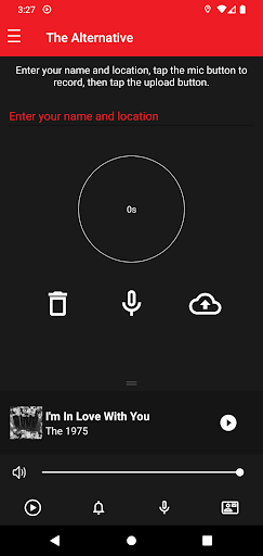 Android application 96.5 The Alternative screenshort