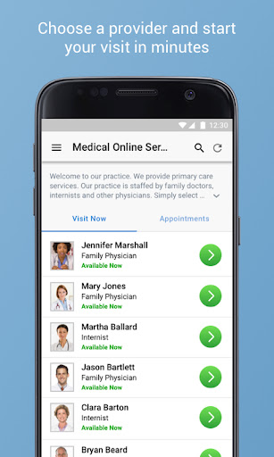 Carilion Now 24/7 Online Care Screen 3
