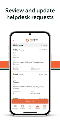 Android application Assurity Plus 2.0 screenshort
