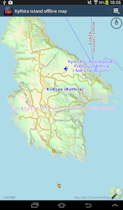 Kythira island offline map