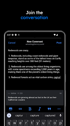 App screenshot