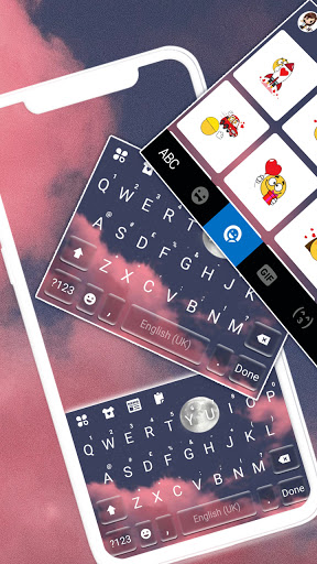Aesthetic Night Keyboard Backg Screen 3