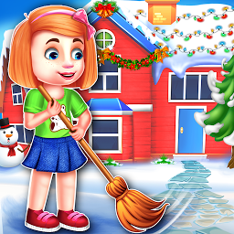 图标图片“Christmas House Cleaning Game”