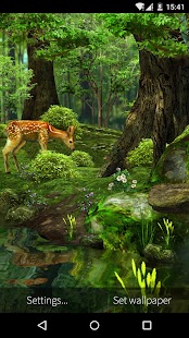 3D Deer-Nature Live Wallpaper Screenshot