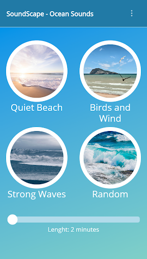 Android application SoundScape - Ocean Sounds screenshort