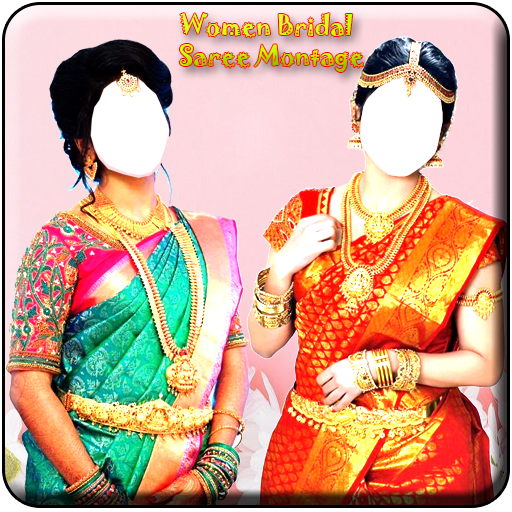 Women Bridal Saree Montage Laai af op Windows