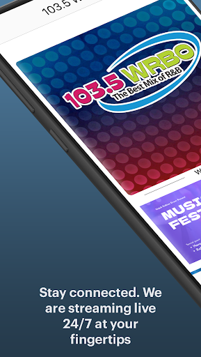 Android application 103.5 WRBO screenshort