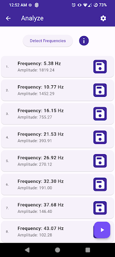 Android application Live Noise Cancellation Demo screenshort
