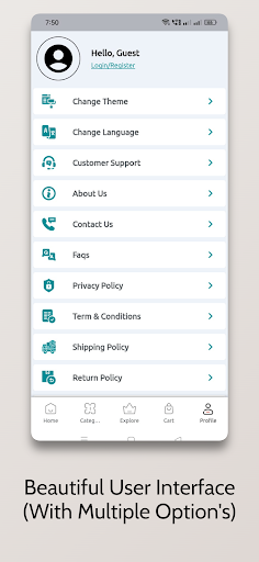 Omkarshop Online Shopping App Screen 2