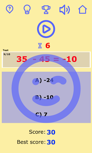 MathTest21 Screen 2