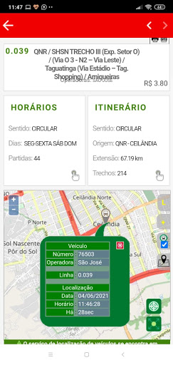 Ônibus Brasília Screen 2