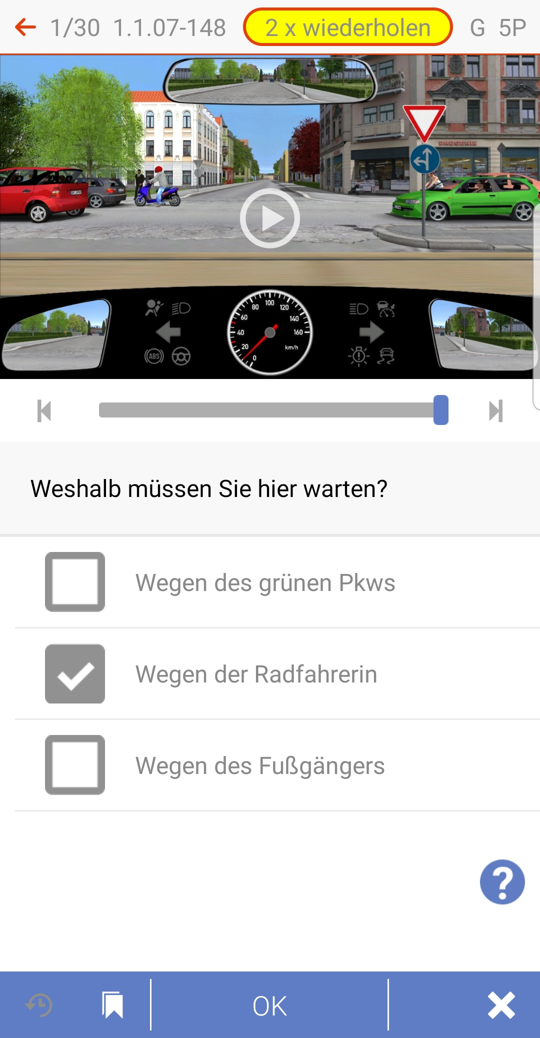 Android application Theo-Führerscheintrainer screenshort
