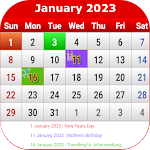 Cover Image of Download South African Calendar  APK