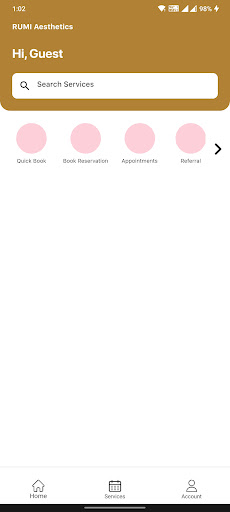 Android application RUMI Aesthetics screenshort