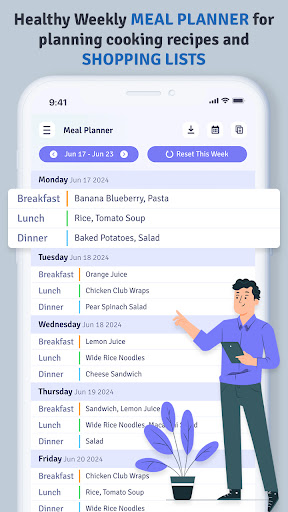 Meal Planner – Shopping List Screen 2