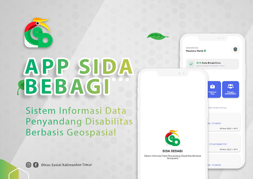 Android application Sida Bebagi - DINSOS KALTIM screenshort