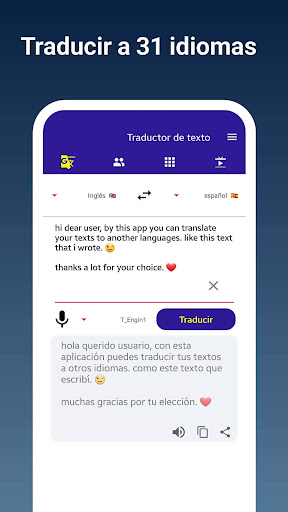 Vista previa de la aplicación