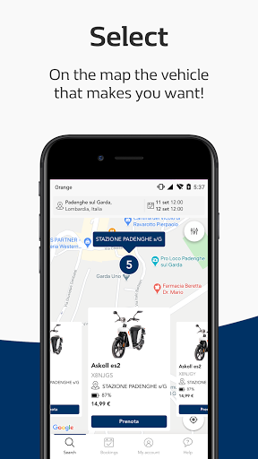 Android application Garda Uno EWAY screenshort