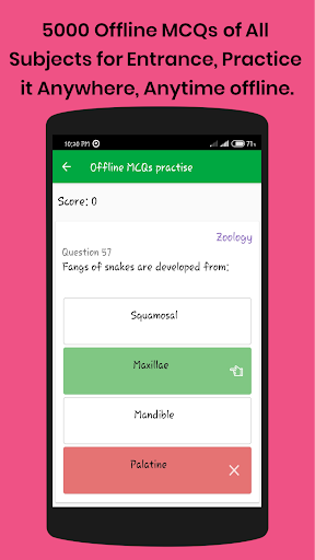Help For Ag App: MCQs & Notes Screen 2
