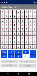 Sudoku Puzzle Helper