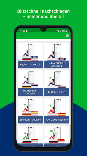 Android application PONS Schule Wörterbuch screenshort