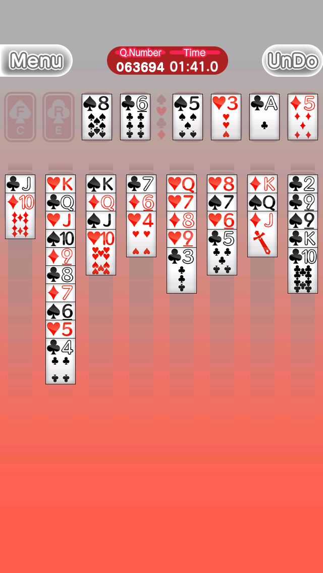 Android application Basic Freecell screenshort