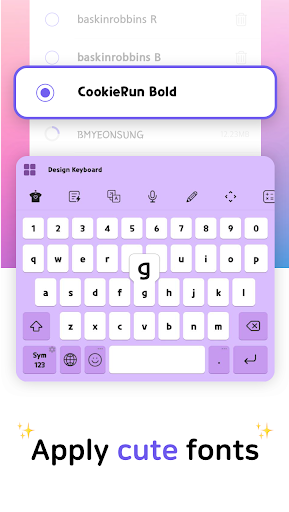 Design Keyboard – Fonts, Emoji Gallery 3
