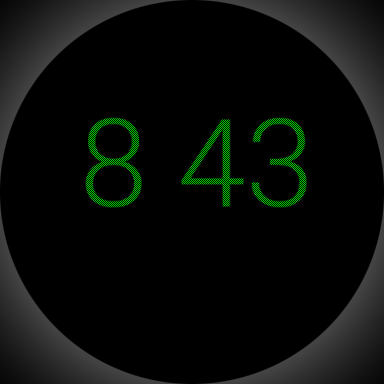 Big Font Watch Face Minus screenshot 6
