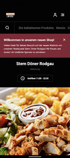 Android application Stern Döner Rodgau screenshort