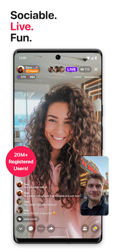 Android application Sociable - Social Games & Chat screenshort