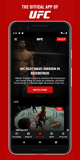 UFC 11.13.0 APK screenshots 1