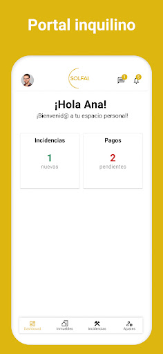 Android application Solfai screenshort