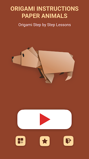 Android application Origami Animal Schemes screenshort