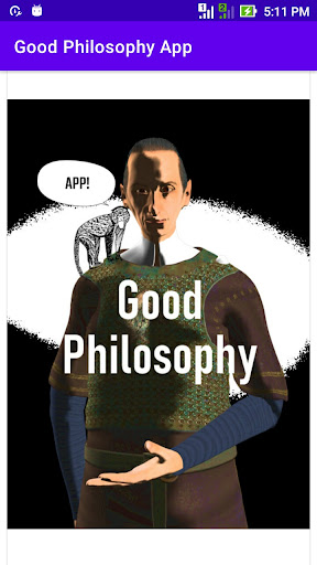 Android application Good Philosophy screenshort