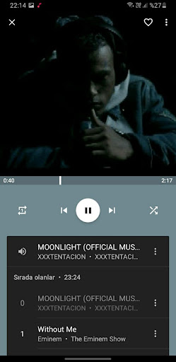 Android application Easy Müzik Çalar screenshort