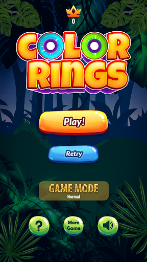 Android application Color Rings: Rings Puzzle Game screenshort