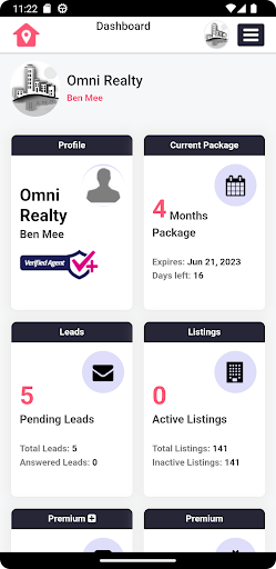 Android application Meqasa Agent screenshort