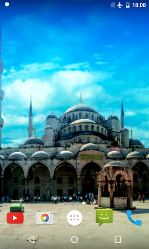 Blue Mosque Video Wallpaper Screen 3
