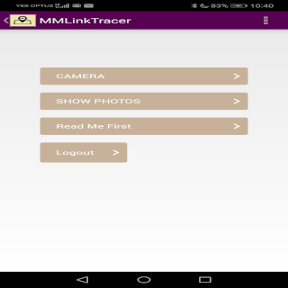 MMLinkTracer Screen 2